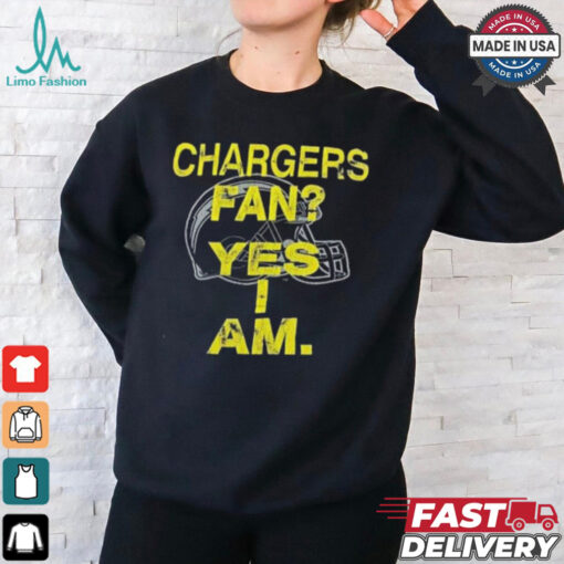 San Diego Chargers, Chargers Fan, Yes I Am T Shirt