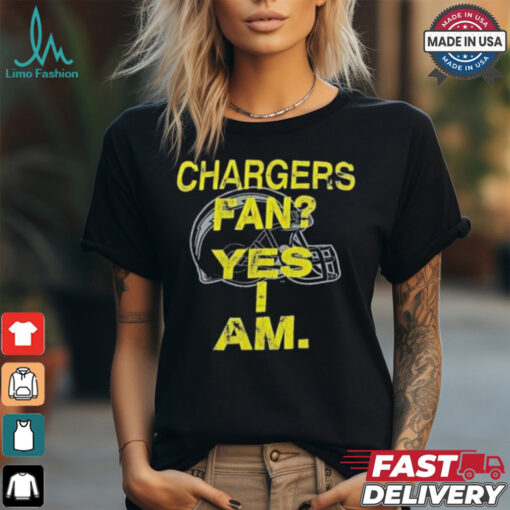 San Diego Chargers, Chargers Fan, Yes I Am T Shirt