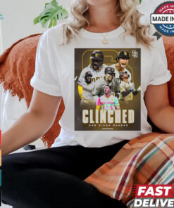 San Diego Padres Clinched A Postseason Ending Triple Play Poster t shirt