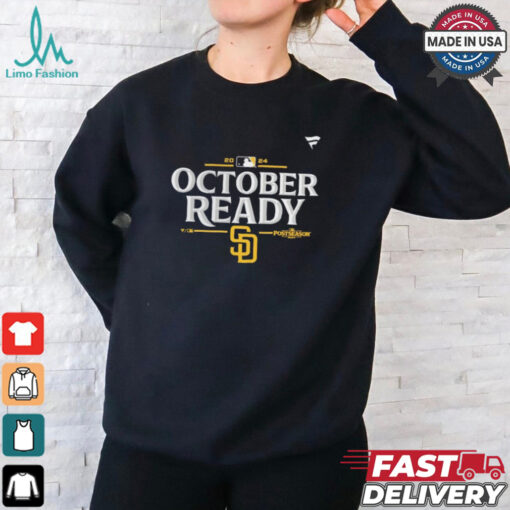 San Diego Padres October Ready 2024 MLB Postseason Locker Room T Shirt