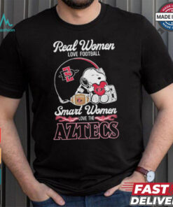 San Diego State Aztecs x Snoopy Real Women Love Football Smart Women Helmet 2024 Shirt