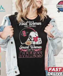 San Diego State Aztecs x Snoopy Real Women Love Football Smart Women Helmet 2024 Shirt, hoodie, sweater, long sleeve and tank top San Diego State Aztecs x Snoopy Real Women Love Football Smart Women Helmet 2024 Shirt