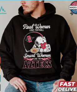 San Diego State Aztecs x Snoopy Real Women Love Football Smart Women Helmet 2024 Shirt, hoodie, sweater, long sleeve and tank top San Diego State Aztecs x Snoopy Real Women Love Football Smart Women Helmet 2024 Shirt