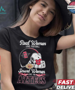 San Diego State Aztecs x Snoopy Real Women Love Football Smart Women Helmet 2024 Shirt, hoodie, sweater, long sleeve and tank top San Diego State Aztecs x Snoopy Real Women Love Football Smart Women Helmet 2024 Shirt