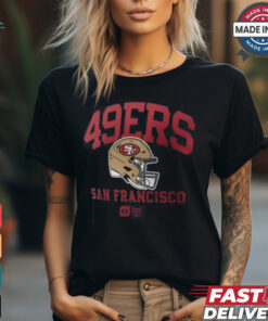 San Francisco 49ers Nike Anthracite Helmet Essential T Shirt