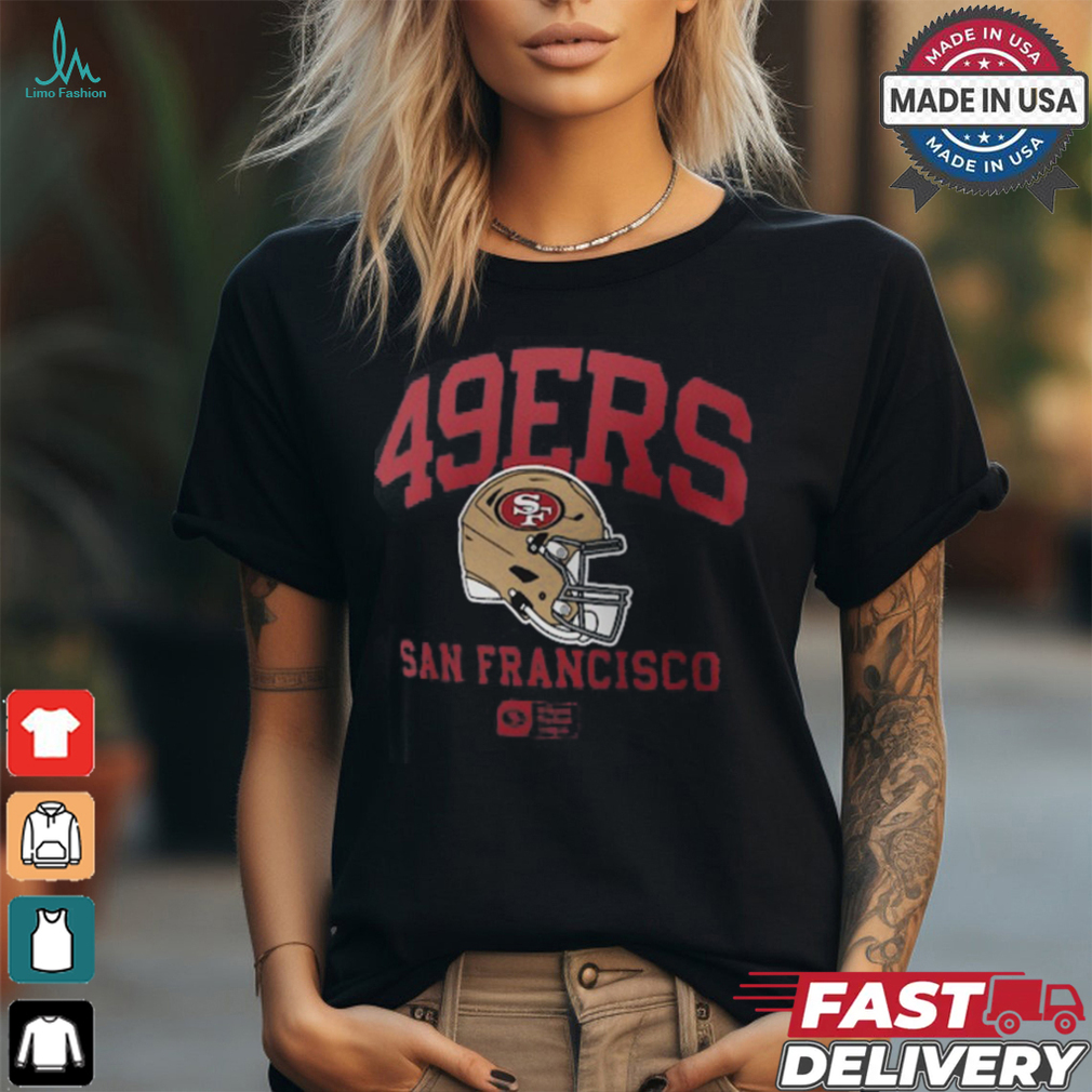 San Francisco 49ers Nike Anthracite Helmet Essential T Shirt San Francisco 49ers Nike Anthracite Helmet Essential T Shirt