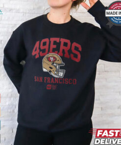 San Francisco 49ers Nike Anthracite Helmet Essential T Shirt