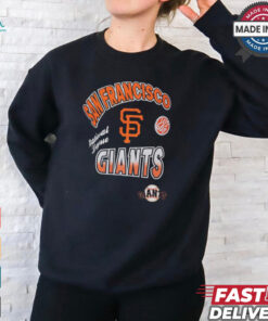 San Francisco Giants Pro Standard Black Turn It Up Dropped Shoulder T Shirt