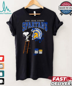 San Jose State Spartans Snoopy Painting Shirt