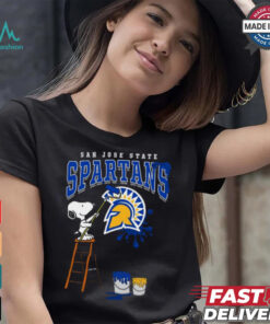 San Jose State Spartans Snoopy Painting Shirt