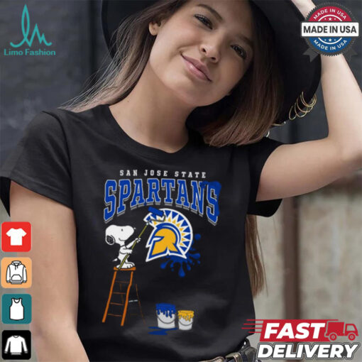 San Jose State Spartans Snoopy Painting Shirt