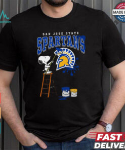 San Jose State Spartans Snoopy Painting Shirt