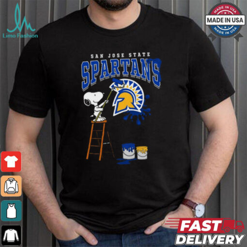 San Jose State Spartans Snoopy Painting Shirt