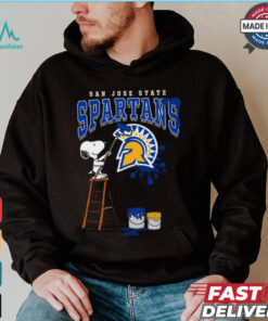 San Jose State Spartans Snoopy Painting Shirt