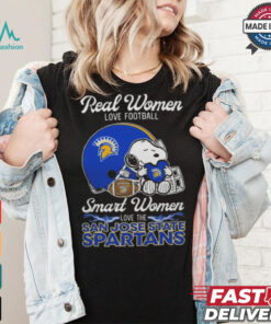 San José State Spartans x Snoopy Real Women Love Football Smart Women Hetmet 2024 Shirt, hoodie, sweater, long sleeve and tank top San José State Spartans x Snoopy Real Women Love Football Smart Women Hetmet 2024 Shirt