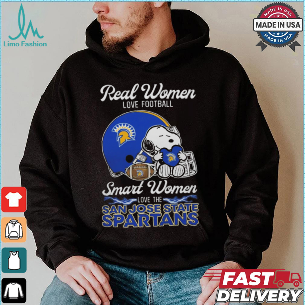 San José State Spartans x Snoopy Real Women Love Football Smart Women Hetmet 2024 Shirt San José State Spartans x Snoopy Real Women Love Football Smart Women Hetmet 2024 Shirt