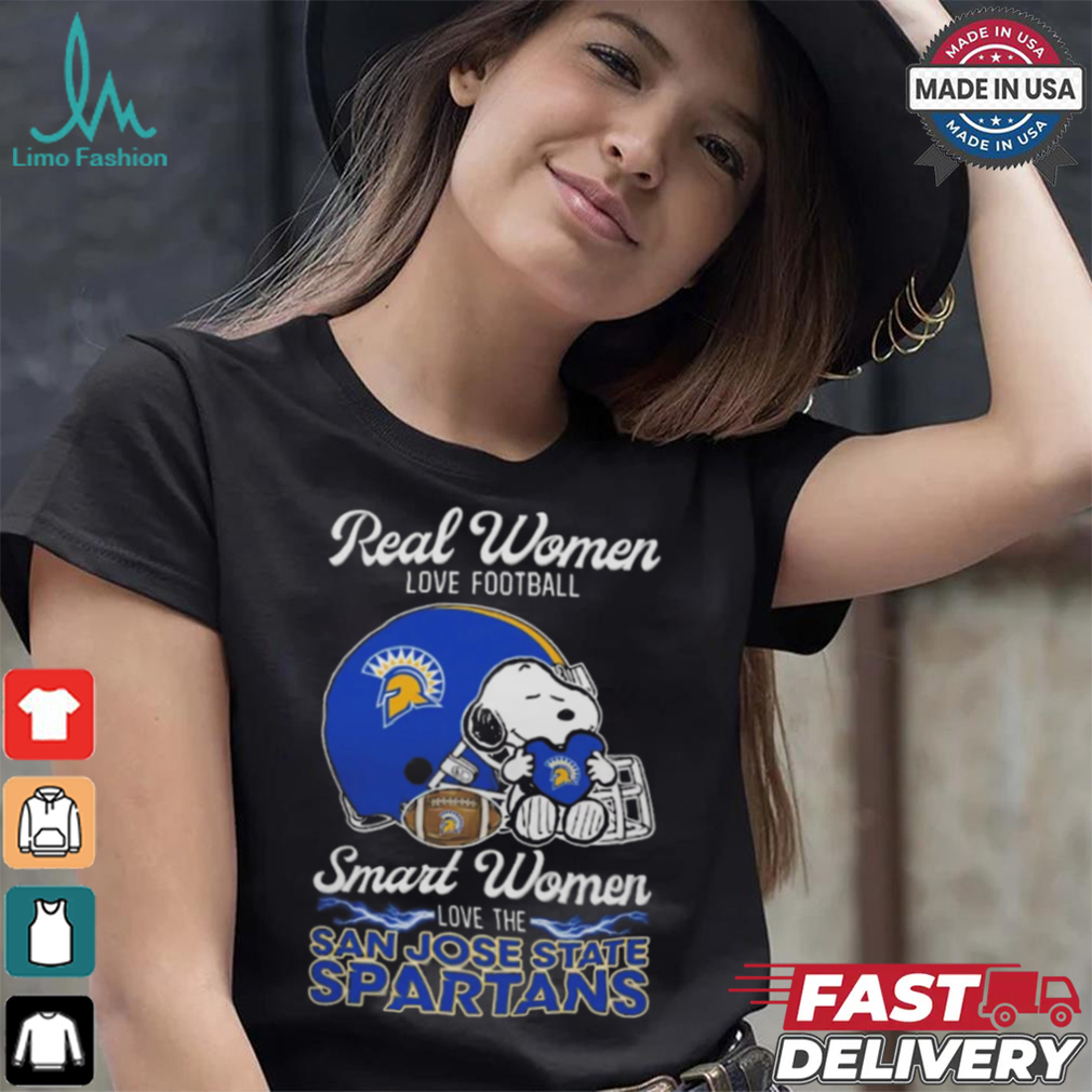 San José State Spartans x Snoopy Real Women Love Football Smart Women Hetmet 2024 Shirt San José State Spartans x Snoopy Real Women Love Football Smart Women Hetmet 2024 Shirt