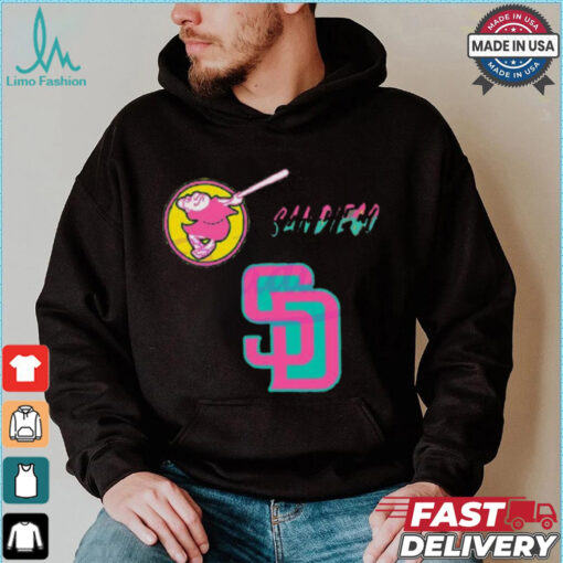 San diego padres sd city connect logo shirt