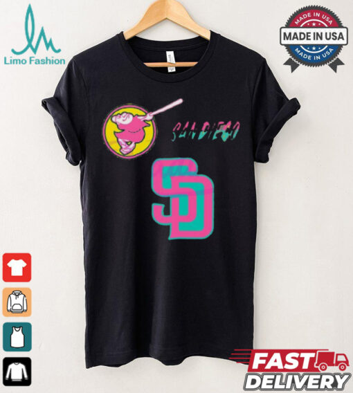 San diego padres sd city connect logo shirt