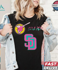 San diego padres sd city connect logo shirt