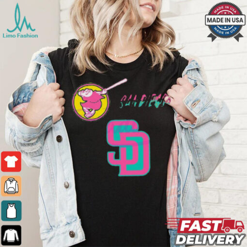 San diego padres sd city connect logo shirt