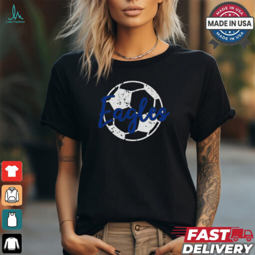 Scott Soccer Eagles Ball Distressed Vintage t shirt