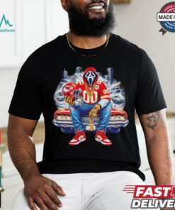 Scream Mask Face X Kansas City Chiefs Halloween shirt