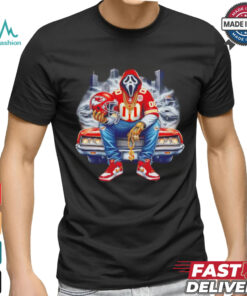 Scream Mask Face X Kansas City Chiefs Halloween shirt