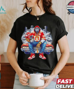 Scream Mask Face X Kansas City Chiefs Halloween shirt