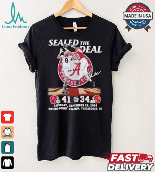 Sealed The Deal Alabama Crimson Tide 41 34 Georgia Bulldogs Shirt