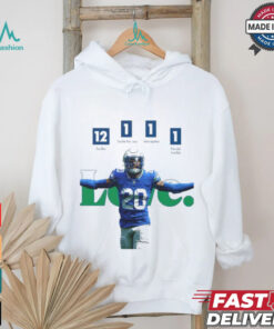 Seattle Seahawks Julian Love 12 Tackles 1 Tackles For Loss 1 Interception 1 Forced Fumble shirt Seattle Seahawks Julian Love 12 Tackles 1 Tackles For Loss 1 Interception 1 Forced Fumble shirt