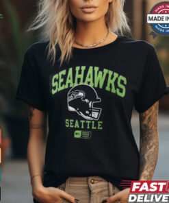 Seattle Seahawks Nike Anthracite Helmet Essential T Shirt