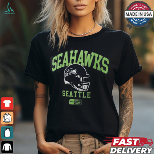 Seattle Seahawks Nike Anthracite Helmet Essential T Shirt