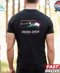 Seattle Seahawks Nike Black 2024 NFL Crucial Catch T Shirt, hoodie, sweater, long sleeve and tank top Seattle Seahawks Nike Black 2024 NFL Crucial Catch T Shirt