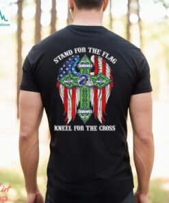 Seattle Seahawks Stand For The Flag Kneel For The Cross 2024 T shirt