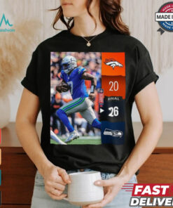 Seattle Seahawks wins 37 20 Denver Broncos 2024 NFL Game final score shirt