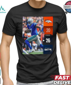 Seattle Seahawks wins 37 20 Denver Broncos 2024 NFL Game final score shirt
