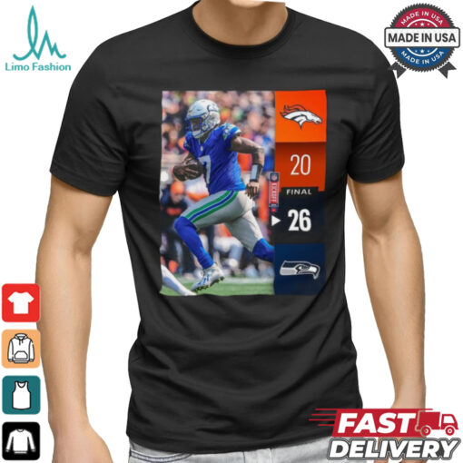 Seattle Seahawks wins 37 20 Denver Broncos 2024 NFL Game final score shirt