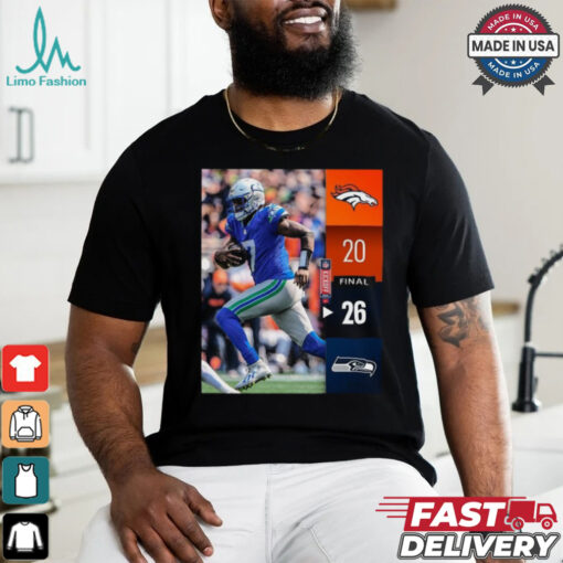 Seattle Seahawks wins 37 20 Denver Broncos 2024 NFL Game final score shirt