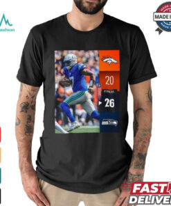 Seattle Seahawks wins 37 20 Denver Broncos 2024 NFL Game final score shirt