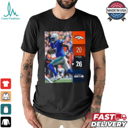 Seattle Seahawks wins 37 20 Denver Broncos 2024 NFL Game final score shirt