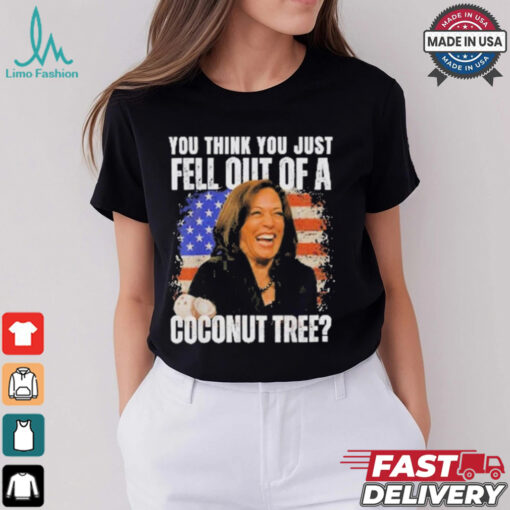 Seattle Storm Gabby Williams Wearing Kamala Harris You Think You Just Fell Out Of A Coconut Tree T shirts