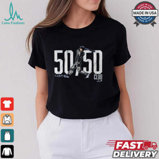 Shohei Ohtani 50 50 Club Los Angeles Dodgers T Shirts