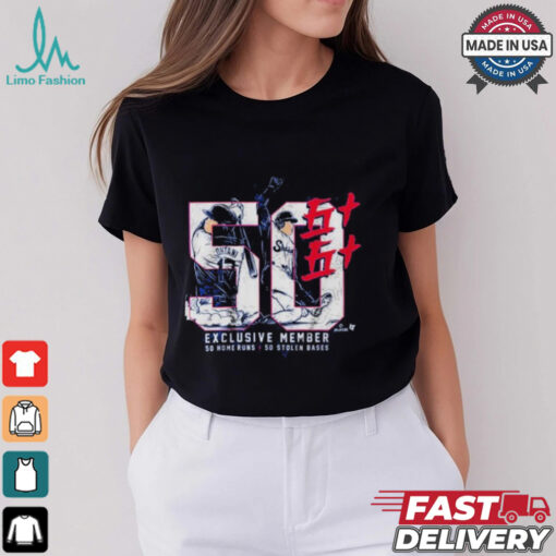 Shohei Ohtani 50 Home Runs 50 Stolen Bases Exclusive Member T Shirts