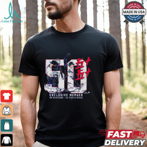 Shohei Ohtani 50 Home Runs 50 Stolen Bases Exclusive Member T Shirts
