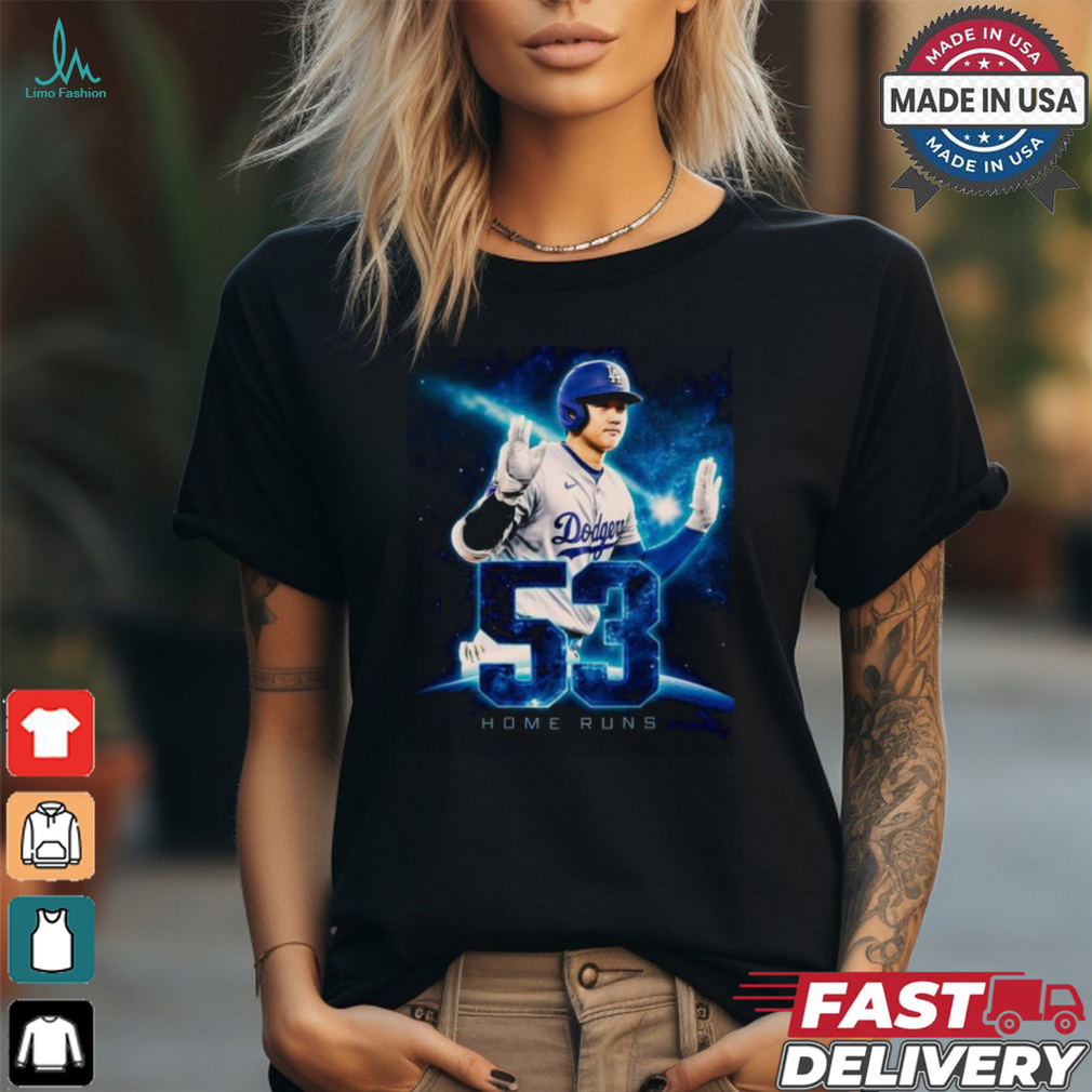 Shohei Ohtani 53 Home Runs shirt Shohei Ohtani 53 Home Runs shirt