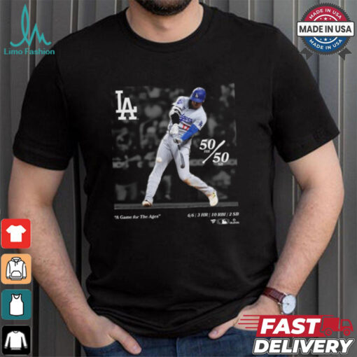 Shohei Ohtani Los Angeles Dodgers A Game For The Ages T Shirt