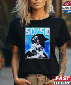 Shohei Ohtani Los Angeles Dodgers MLB Is The Founder Of The 50 50 Club Poster t shirt