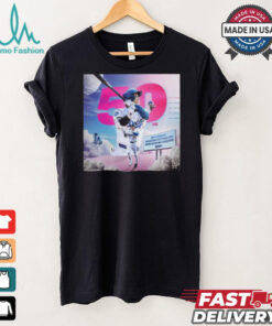 Shohei Ohtani Sets A New Dodger Franchise Record For Home Runs In A Single Season With 50 Vintage T Shirt