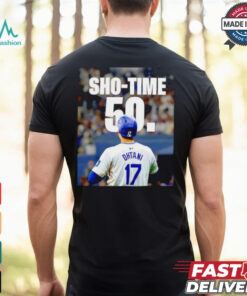 Shohei Ohtani is rewriting history Sho Time 50 shirt